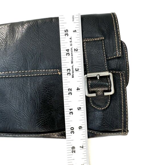 BOC Born Concept Martina II Black Leather Boots Womens 5 Riding Tall Side Zip - Picture 10 of 11